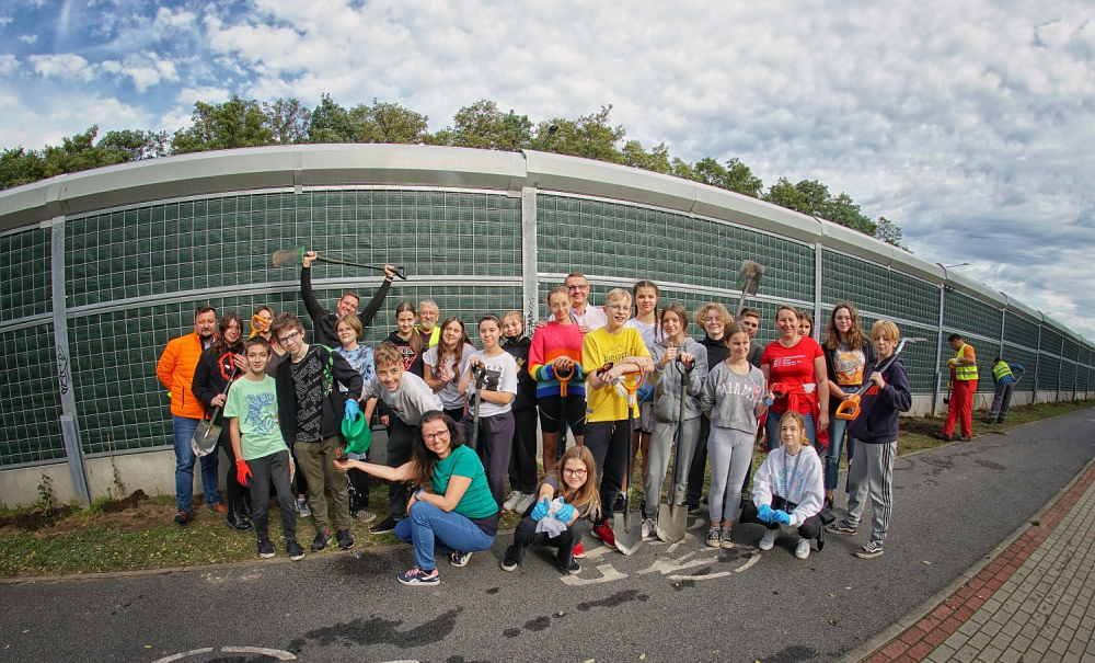 Pogromcy Bazgrołów i ZGK odmienili ekrany na Trasie Północnej. Zobacz!