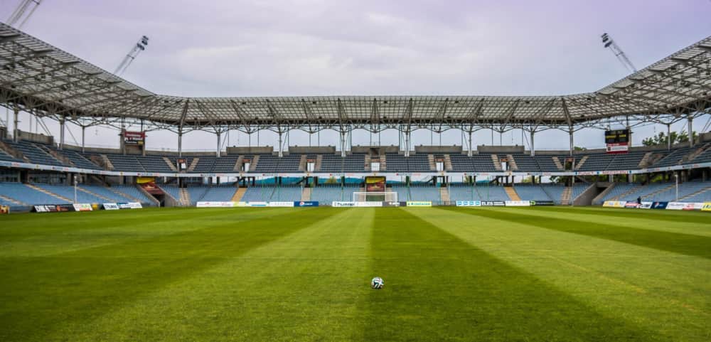 Stadion piłkarski w Zielonej Górze