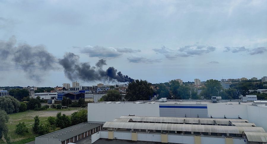 Pożar szkoły Szkoła Podstawowa nr 14 im. Adama Mickiewicza w Zielonej Górze