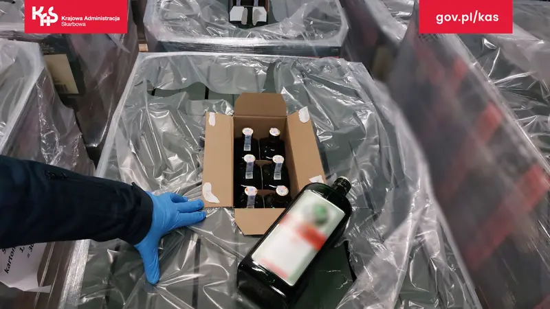 Alkohol pochodził z kradzieży w Niemczech