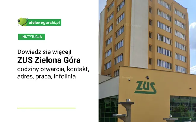 ZUS Zielona Góra, fot. Google Earth